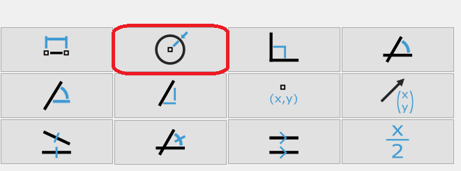 annotate radius tb